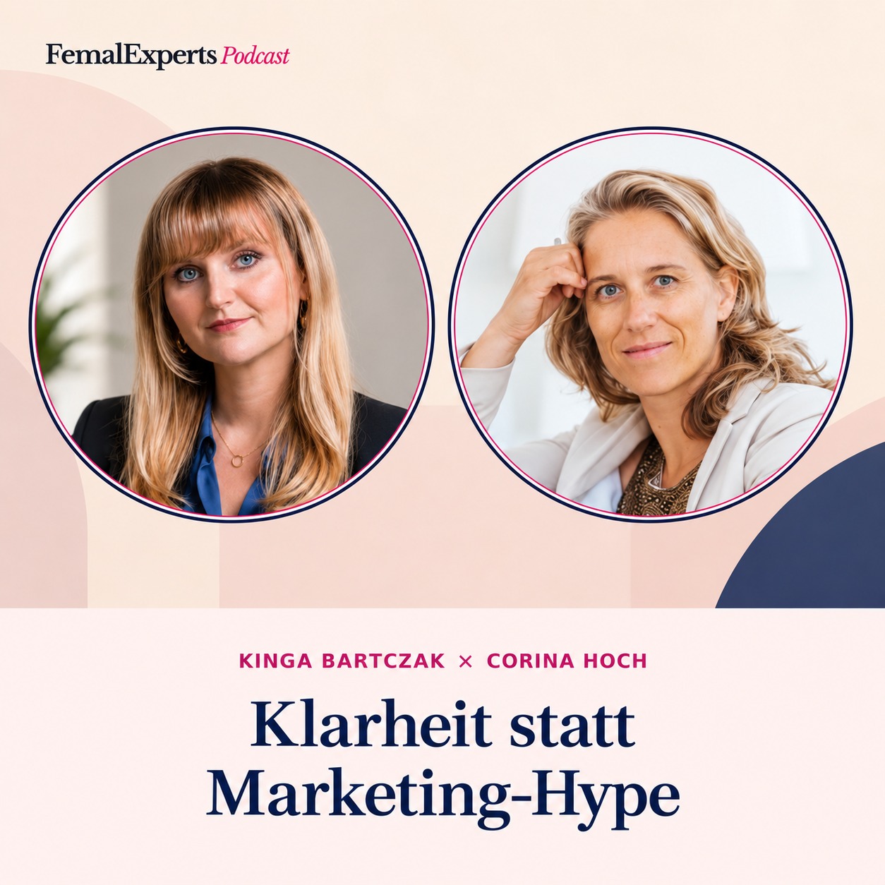 Corina Hoch im FemalExperts Podcast — strategische Klarheit statt Kanal-Chaos, SEO, GEO und Marketing das zur Persönlichkeit passt Corina Hoch im FemalExperts Podcast mit Kinga: strategisches Marketing, SEO, GEO, Mental Load und innere Klarheit für Solopreneure, New Work Business Award 2026 Gold